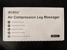 CINCOM Cordless Air Compression Leg Massager With Heat  New, Sealed in Box