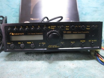 NAKAMICHIナカミチ TP-1200 Nakamichi TP-1200 Car Cassette Tuner Head Unit – Preamp Output – 1