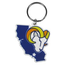 NFL Los Angeles Rams Home State Flexi Key Chain Blue Standard