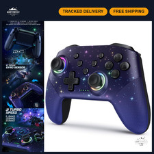 Switch Controllers for Nintendo Switch Lite OLED PC - RGB Star LED Gaming Pad