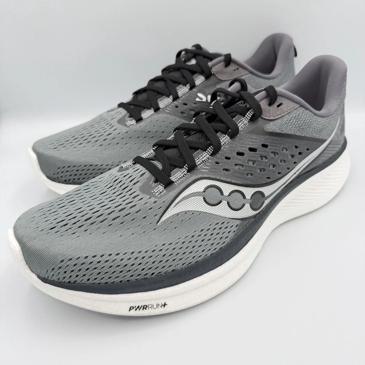 Saucony Ride 17‎ Gray Athletic Jogging Running Shoes S20924-107 Men\'s Size 8 Saucony MEN main image 4