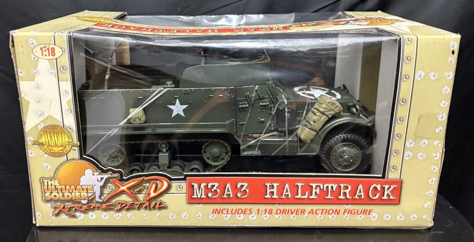 NEW IN BOX Ultimate Soldier 1:18 U.S. M3A3 Halftrack Action Set Model Truck - Image 3 of 3