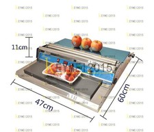1PC New Food Tray Wrapper Film Wrap Sealer Sealing Machine For Fruit /Food 220V