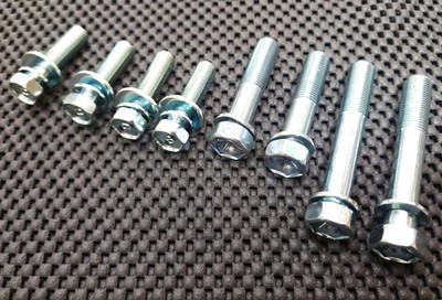 Genuine OEM Toyota AE86 T50 Transmission Bell Housing Mounting Bolt Set of 8 Pcs