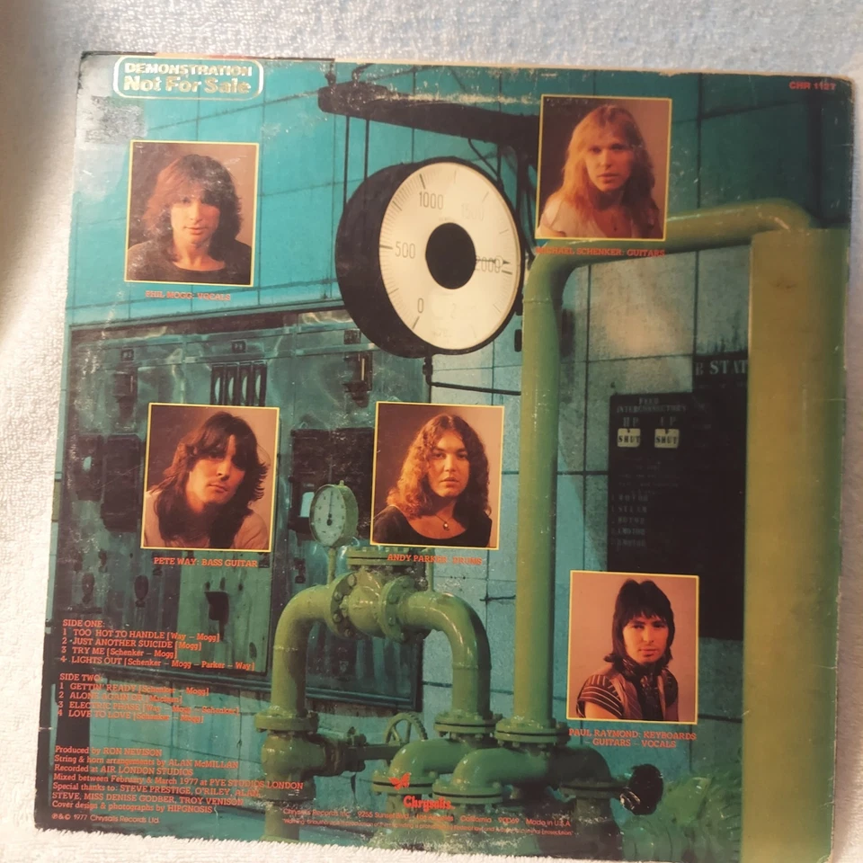 UFO/Lights Out /1977/Chrysalis CHR-1127/Vinyl,LP,Album/PROMO/FAST,FREE SHIP/VG - Image 2 of 4