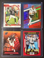 Joe Burrow 4 Card Lot - Cincinnati Bengals NFL
