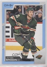 2020-21 O-Pee-Chee Blue Border Jonas Brodin #201 x6g