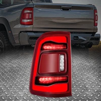 Left Red Lens LED Rear Tail Light Brake Lamp for 19-24 Ram 1500 w/ Blind Spot