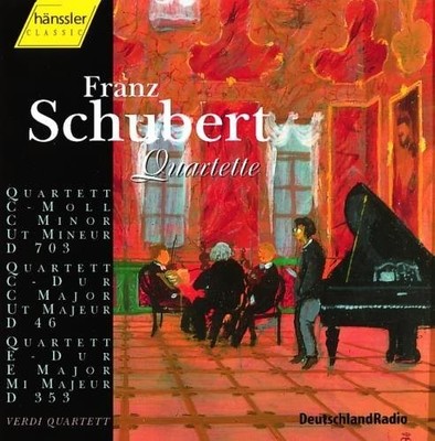 Schubert Franz - Verdi Quartet Quartets D703, D46 and D353 (Verdi Quartett (CD)