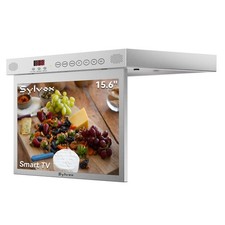 SYLVOX 15.6" Kitchen TV, Under Cabinet Smart TV, 1080P, Foldable Design
