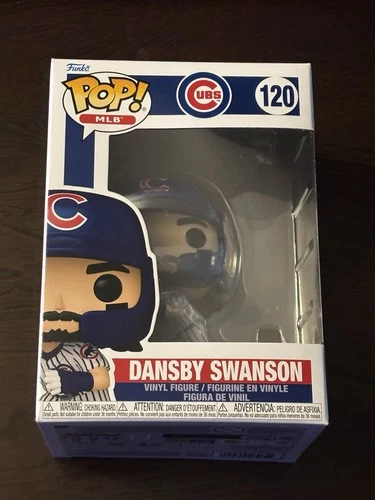Funko Pop MLB Dansby Swanson 120 Chicago Cubs New In Box
