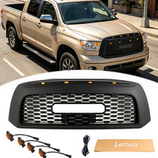 Black Wsensor Cover Grille For 2007 2008 2009 Tundra Honeycomb Grill Wemblem