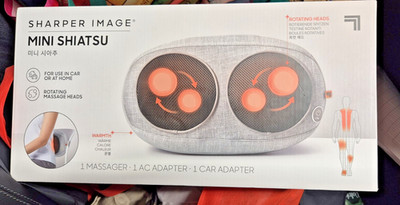    SHARPER IMAGE - Shiatsu Massagegerät     NEU   