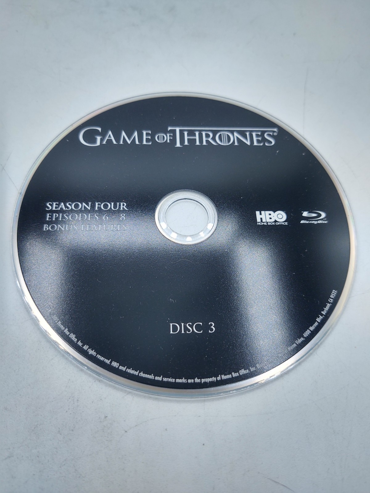 Game of Thrones: Season 4 (Blu-ray) Disc 3 Three Only