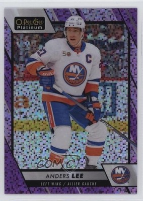 2023-24 O-Pee-Chee Platinum Violet Pixels /299 Anders Lee #72 0iw3