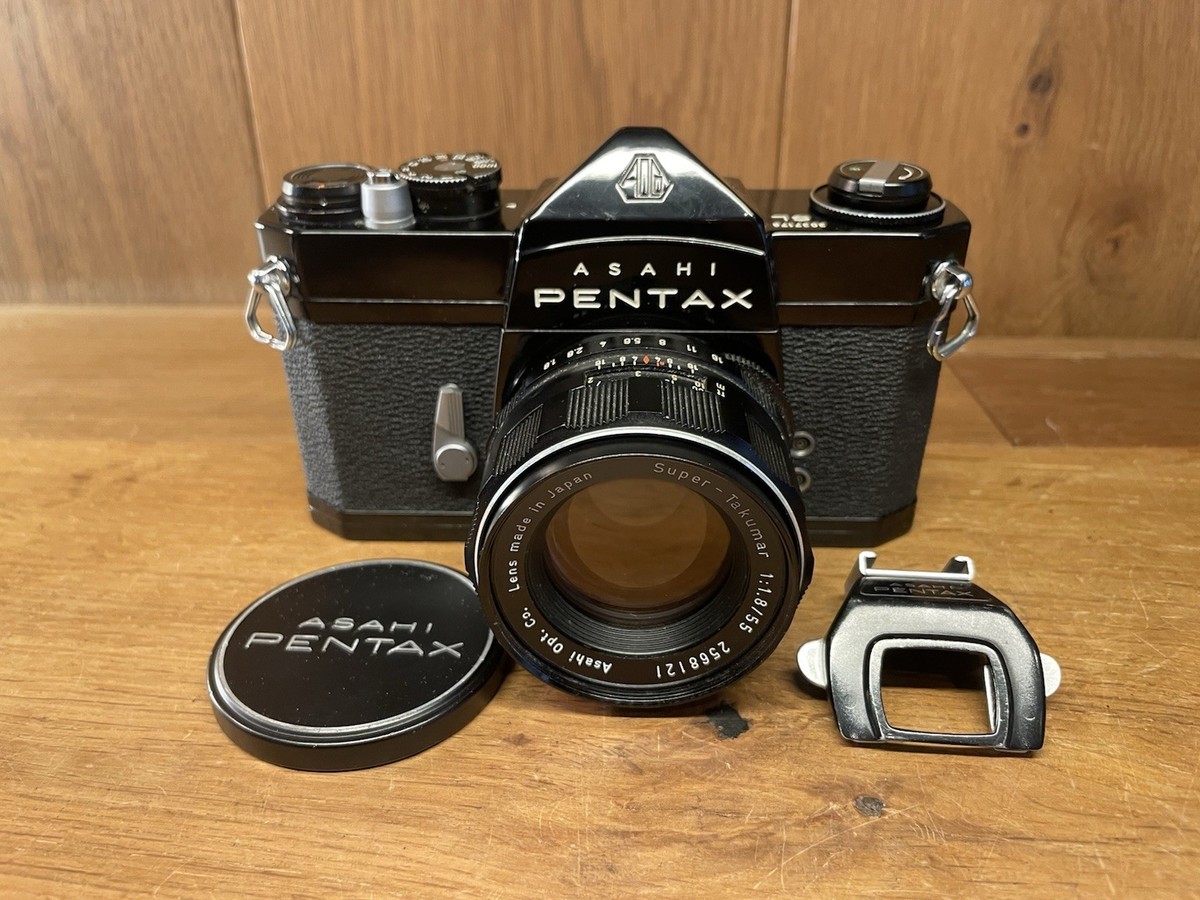 フィルムカメラ PENTAX SL /Super-Takumar f1.8 55mm #A7 ヤフオクでPENTAX SL + Super-Takumar 55mm F1.8を購入♪ - 鉄