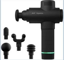 Hyperice Hypervolt 2 Percussion Massage Gun Device Massager Black 3 Speed 5heads