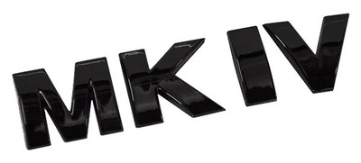 MK4 Rear Trunk  Hatch Badge emblem '' MKIV '' ALL BLACK for VW Golf Jetta 1999-05