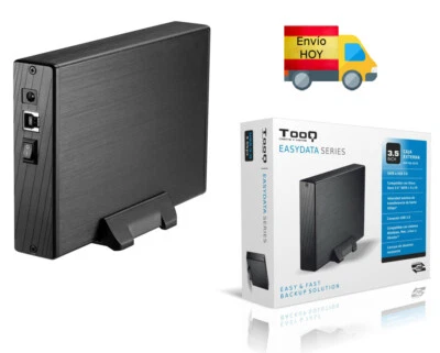 TOOQ CAJA CARCASA DISCO DURO SATA 3,5" USB 3.0 WINDOWS MAC LINUX ENVIO HOY