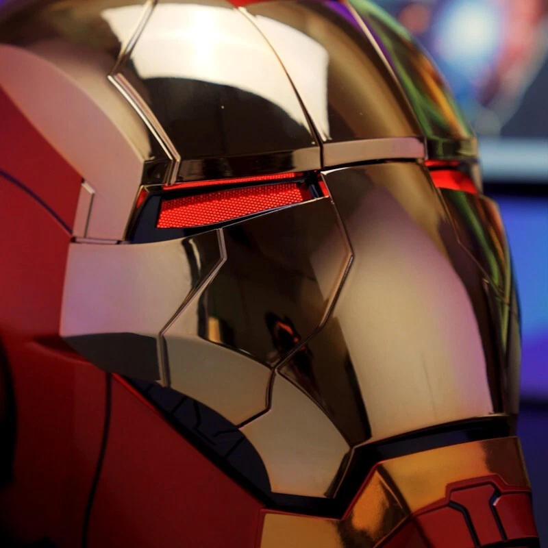 Iron Man 1:1 Helm MK5 MK7 Autoking Vollautomatisch Voicecontrol/ Fernbedienung - Bild 4 von 4