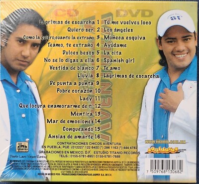 Chicos Aventura dulces besos CD+DVD New Nuevo Sealed. UPC