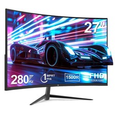Z-EDGE 27 inch 1080P Full HD 280 Hz 1 ms FreeSync HDMI DP Curved Gaming Monitor