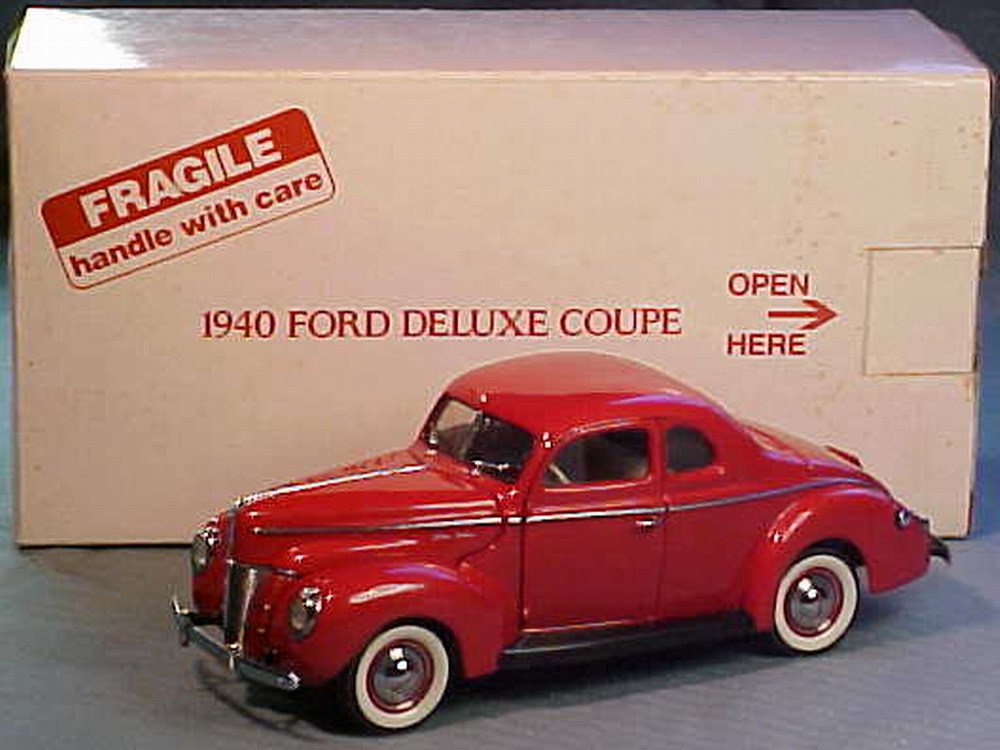 ＃3339【希少絶品】ダンバリーミント 1940年 フォード クーペ 1/24 DANBURY MINT 1940 FORD DELUXE COUPE 1/24 RED DM506 MIB | eBay
