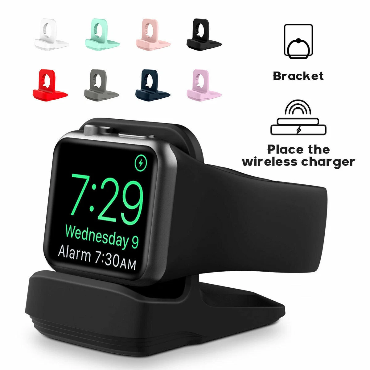 Charging Cable Charger Dock Stand Holder For Apple Watch Series 6 5 4 3 2 1 SE