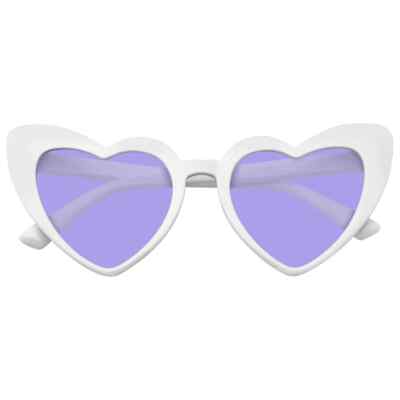 Sunglasses Women Womens Retro Vintage Fashion Heart Shape Sun Glasses