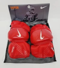 Nike Vapor Lacrosse Arm Pads Red Medium Ultra-Lightweight Anatomical Design