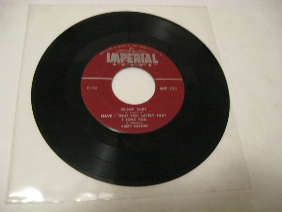 **Ricky Nelson/ Honeycomb EP/ Imperial/ 1957/ Canada/ Picture Sleeve - Image 4 of 4