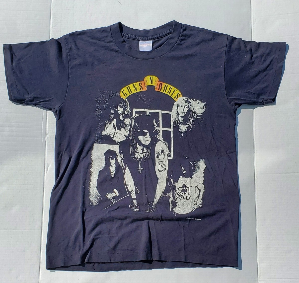 80's GUNS N' ROSES ツアーtシャツ Sサイズ Vintage Original 1988 Guns N' Roses Appetite For Destruction T