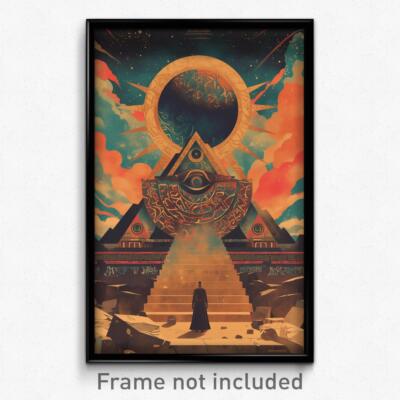 German Movie Poster - Sparkling Nave (Germany Psychedelic Art Retro Film Print)