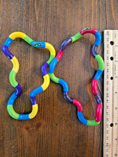 Set of 2 Vintage TANGLE Toys Richard Zawitz Excellent Cond 1 w/ Glitter Sections