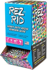 Rez-Rid Heavy Duty Wipe Resin/Residue Removal-Resin Tools Equipment Hands 100ct
