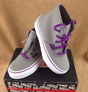 vans grey purple