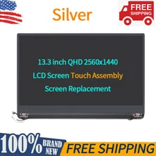 New 13.3" for Dell xps 9343 LCD Screen Touch Digitizer Complete Assembly Silver