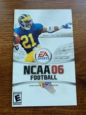 NCAA 06 Football College 2006 PS2 Playstation 2 Instruction Manual Only