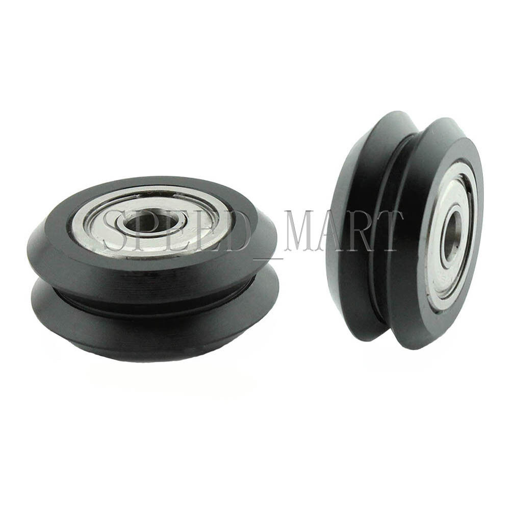 2x POM Dual V Groove Idler Max 81% OFF With Max 82% OFF Linear b Sheave Extrusion Pulley