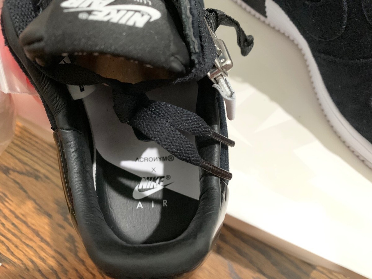 Nike x Acronym Lunar Force 1 Low Black - White US 9 | eBay Nike x Acronym Lunar Force 1 Low Black - White US 9 | eBay
