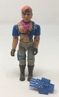 Vintage G.I. Joe ZANDAR w/ Backpack Toy Action Figure 1986 Hasbro GI JOE ARAH