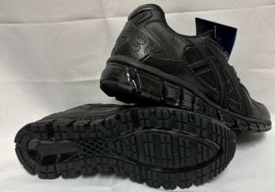 Mens Asics Gel Kayano 5 360 1021A161 001 Black Leather Running