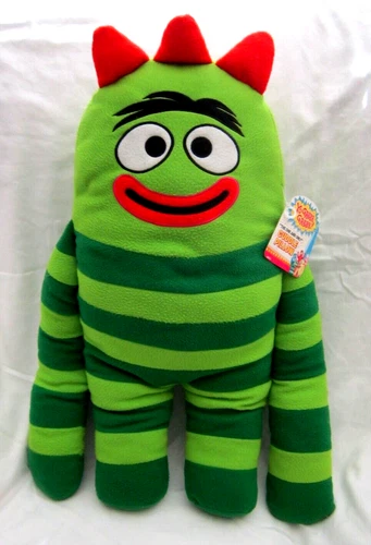 24" Yo Gabba Gabba Brobee Cuddle Pillow X Large Soft Bedding Plush Doll-New!2 - Picture 1 of 2
