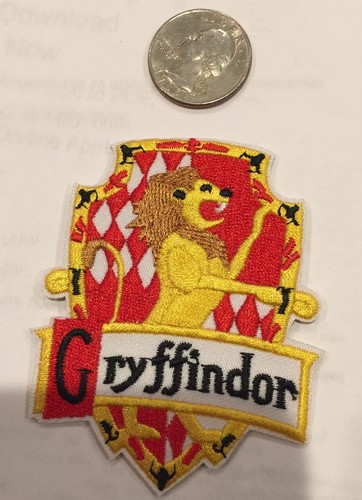 Harry Potter Gryffindor Embroidered Patch Iron On Sew On Badge For Clothes Etc E - Foto 9
