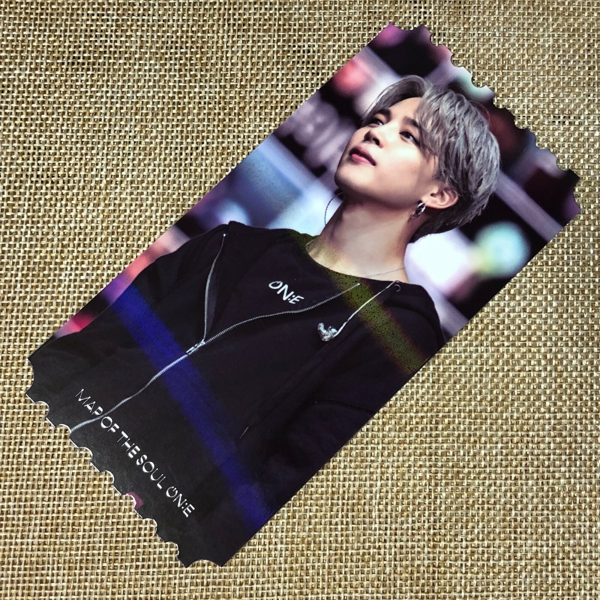 BTS JIMIN [ Map of the Soul ON:E DVD ] Hologram Ticket