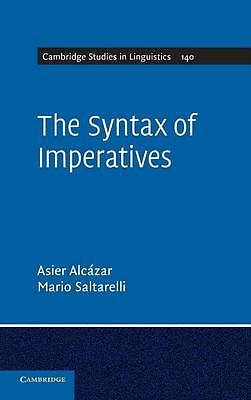 The Syntax of Imperatives Alcázar Saltarelli Hardback Cambridge University Press