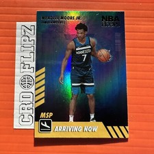 2022 Hoops Wendell Moore Jr.  RC Arriving Now Holo Foil #26 - Timberwolves