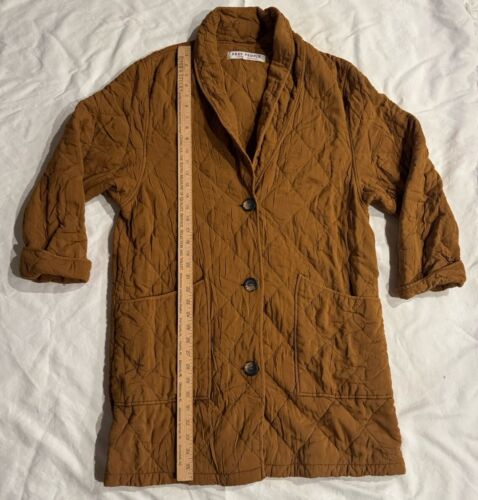 Free People Joanna Maxi, quilted jacket Brown/Tan/Orange - Picture 4 of 10