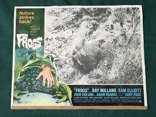 Frogs 1972 American International 11x14" horror lobby card David Gilliam spider