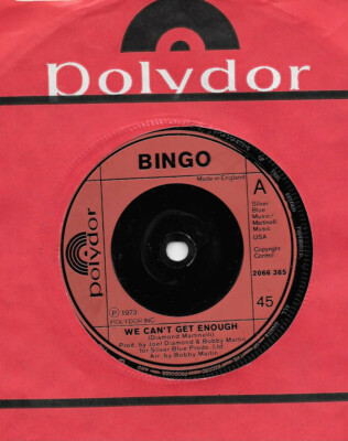 BINGO: WE CAN'T GET ENOUGH (UK POLYDOR 2066 365) 99,9% MINT - NORTHERN